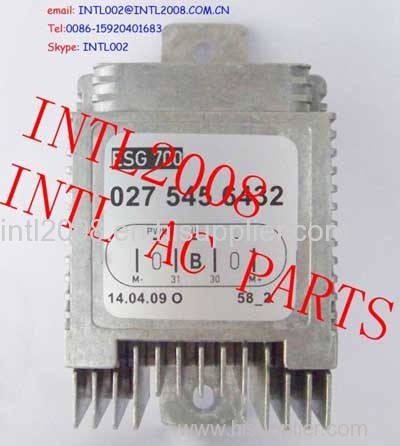 Heater blower Motor Resistor Rheostat AUX. Auxiliary fan control unit for Mercedes Benz MB 027-545-64-32 0275456432 W013