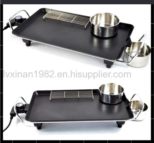 smokeless electric oven commercial electric grill teppanyaki Korean home electric barbecue grill pan