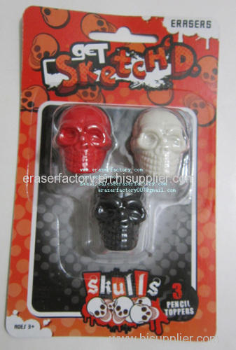 Wacky Skull Erasers for Holloween