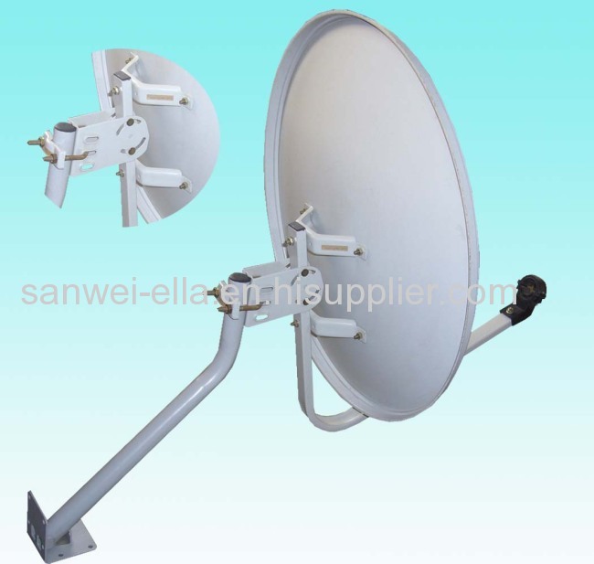ku band offset 55*61.4cm satellite antenna 