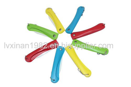 Fashion ceramic fruit knife, folding knives, kitchen knives, fruit apple peeler, fruit knife for tourism