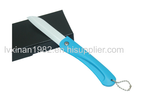 Fashion ceramic fruit knife, folding knives, kitchen knives, fruit apple peeler, fruit knife for tourism