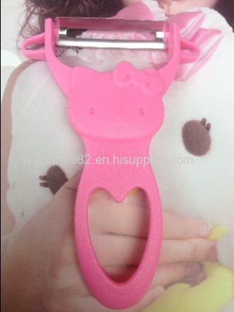 Hello Kitty cute parer fruit peeler scratcher peeler OPP package made of resin