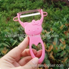 Hello Kitty cute parer fruit peeler scratcher peeler OPP package made of resin