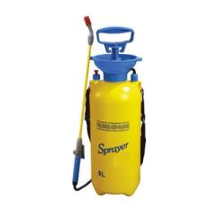 8L sprayer 2 gallon,liter sprayer for garden with PP tank plastic lance adjustable nozzles