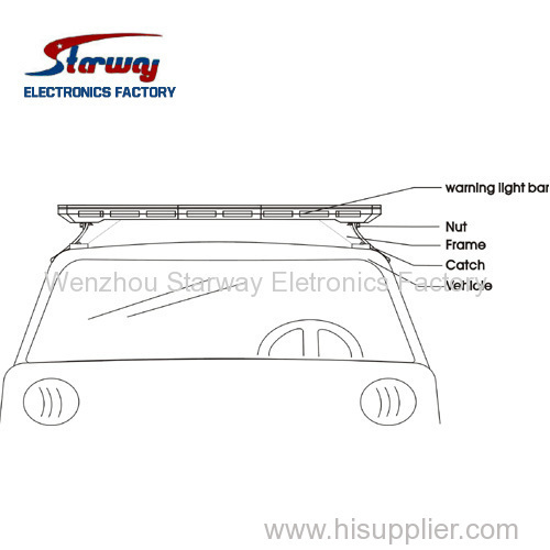 Starway Police Warning LED Lightbar