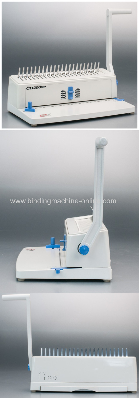 Plastic comb binding systems