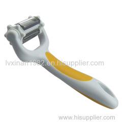 Multifunction peeler paring knife cut potatoes carrots to pieces shredder scraper device