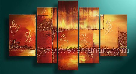 Home Decoration Ready to Hang Abstract Oil Painting(XD5-093)