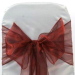 Organza chair sashes/ wedding decoration/Chair bowes/Chair covers