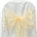 Organza chair sashes/ wedding decoration/Chair bowes/Chair covers