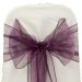 Organza chair sashes/ wedding decoration/Chair bowes/Chair covers