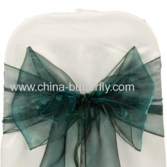 Organza chair sashes/ wedding decoration/Chair bowes/Chair covers