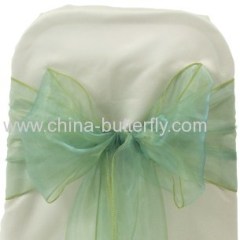 Organza chair sashes/ wedding decoration/Chair bowes/Chair covers