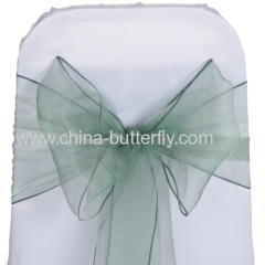 Organza chair sashes/ wedding decoration/Chair bowes/Chair covers