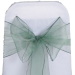 Organza chair sashes/ wedding decoration/Chair bowes/Chair covers