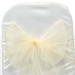 Organza chair sashes/ wedding decoration/Chair bowes/Chair covers