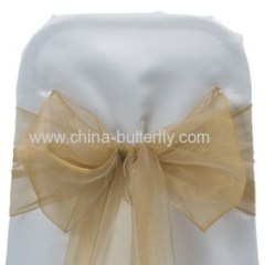 Organza Bow Chair Sash