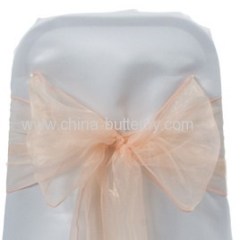 Organza Bow Chair Sash