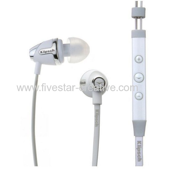Klipsch IMAGE S4 II Premium Enhanced Base Noise Isolating Earphones White