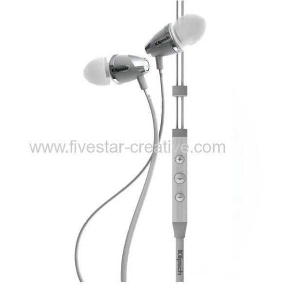 Klipsch IMAGE S4 II Premium Enhanced Base Noise Isolating Earphones White