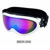Ski Snowboard Goggles for Women with Double Layers and Colors Frames,Metal Logo