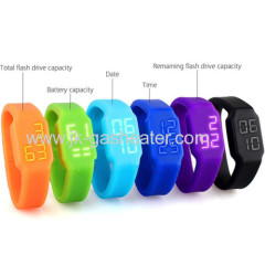 hot selling promotion gift Led usb watch