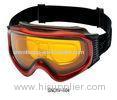 Three Layers Of Sponge Flat Or Spherical Lens Ski Snowboard Goggles For Adult With Normal Visual Acu