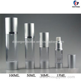 Clear airless bottle, airless pump bottle, airless cosmetic bottle, aluminum plastic bottle