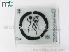 Tempered glass hot pad