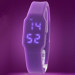 promotional gift silicone led watch usb