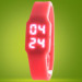 promotional gift silicone led watch usb