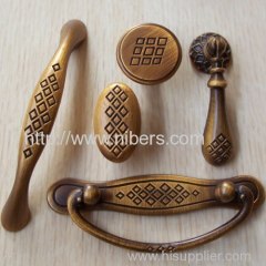 Europe style ambry handle antique drawer handle hardware cupboard door knob