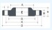 ANSI B16.5 stainless steel welded neck and slip-on flange