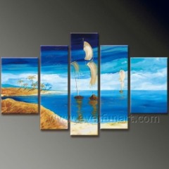 100% Hand-painted Modern Canvas Art Oil Painting Home Decoration (LA5-067)