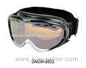 Flexible Snow Ski Goggles Snow , fashion ski goggles with Spherical Surface Light Purple Plated Silv