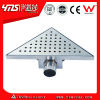 Triangle Stainless Steel Floor Drain with Side Outlet