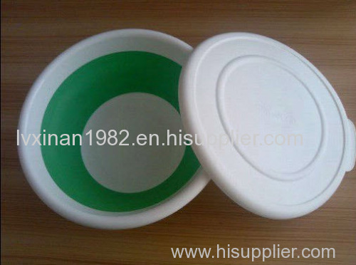 Wholesale Huge Volume PP Collapsible bowl with silicone lid foldable basket can be used to knead dough