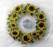 Lazy susan cake tempered glass plates