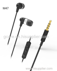 earphone with mic. and volume control for iPhone
