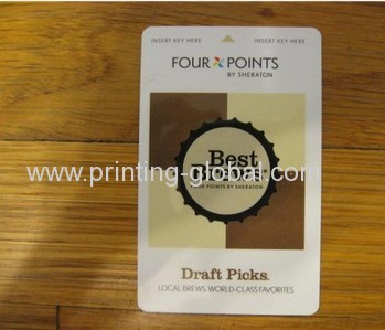 Hot stamping foil for PVC hotel card