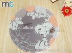 Tempered round glass plates