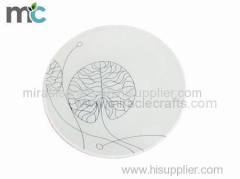 Tempered round glass plates