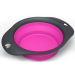 Double ears foldable collapsible pet bowl basin high quality easy to clean