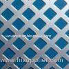 Diamond / Square / Round Plastic Perforated Metal Mesh For Civil Building OEM