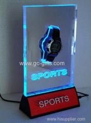 Luminous Acrylic Watch Display