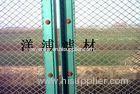 Woven Diamond PVC Coated, Galvanized Iron Wire Mesh Fences / Chain Link Fence