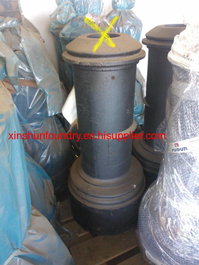 4.15m cast iron lamp pole for outdoor courtyard seaside