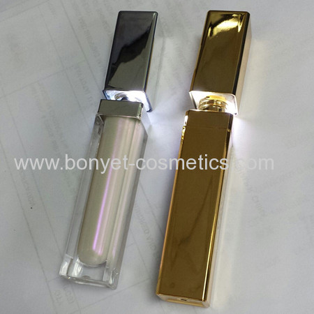golden LED with mirror lip gloss