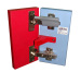 Small hydraulic damper can be fixed in hinge